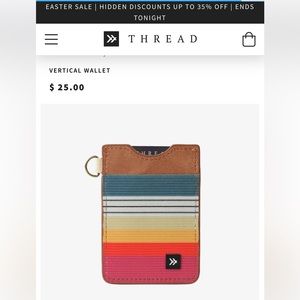 Thread card & ID holder